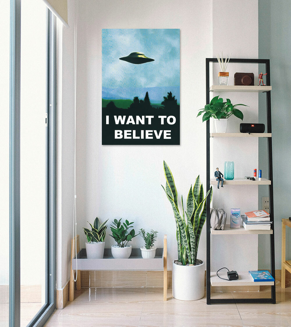 X-Files - I Want To Believe - TV Show Poster / Print (Ufo