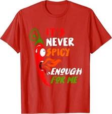 Chili Red Pepper Funny Gift For Hot Spicy Food Unisex T-Shirt