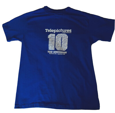 Vintage Telepictures Corporation T Shirt. Television & Hollywood History!