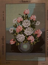 Gobelin L Printed needlepoint Tapestry Roses Canvas Only 45x60 Cm
