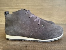 Stivaletti Birkenstock Dundee blu scamosciati comodi allacciati taglia 40 M 7 L 9.