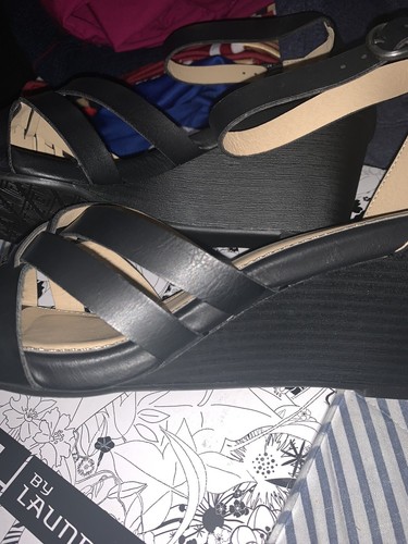 New women shoes platform wedge heels casual Size 8 - Picture 9 of 12