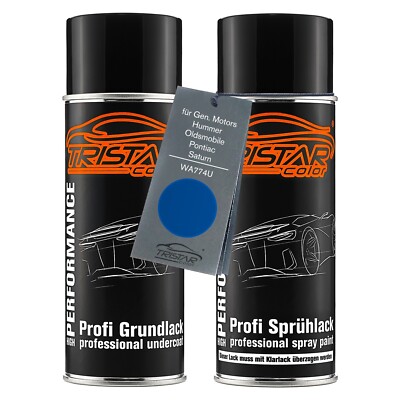 Autolack Spraydosen für Gen. Motors Hummer WA774U Oceanic Blue Perl Grund Basis