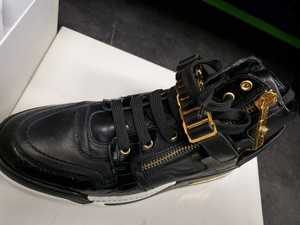 mens versace high top trainers