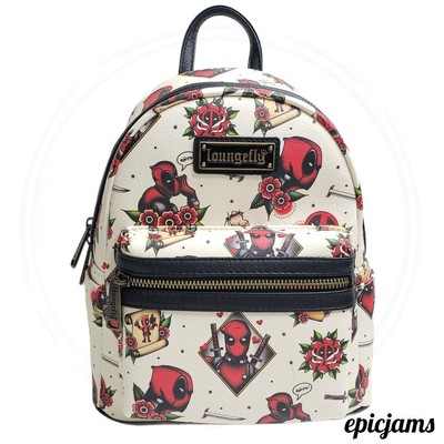 loungefly deadpool mini backpack