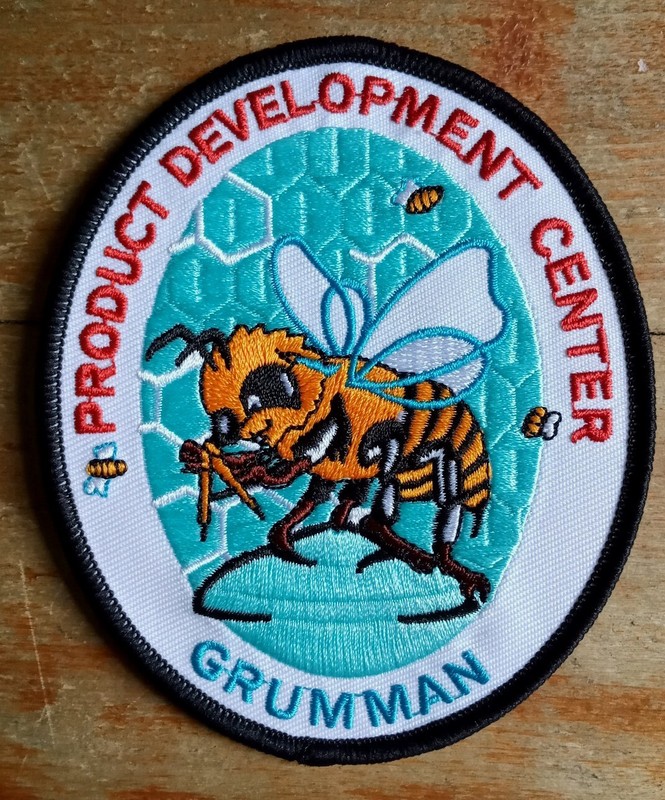 PATCH Product Development Center Grumman Iron Works USAF NASA CIA Patch