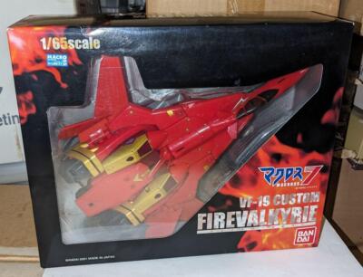 Bandai 2001 Macross 7 Fire Valkyrie VF-19 Custom 1/65 Figur Robotech G45898