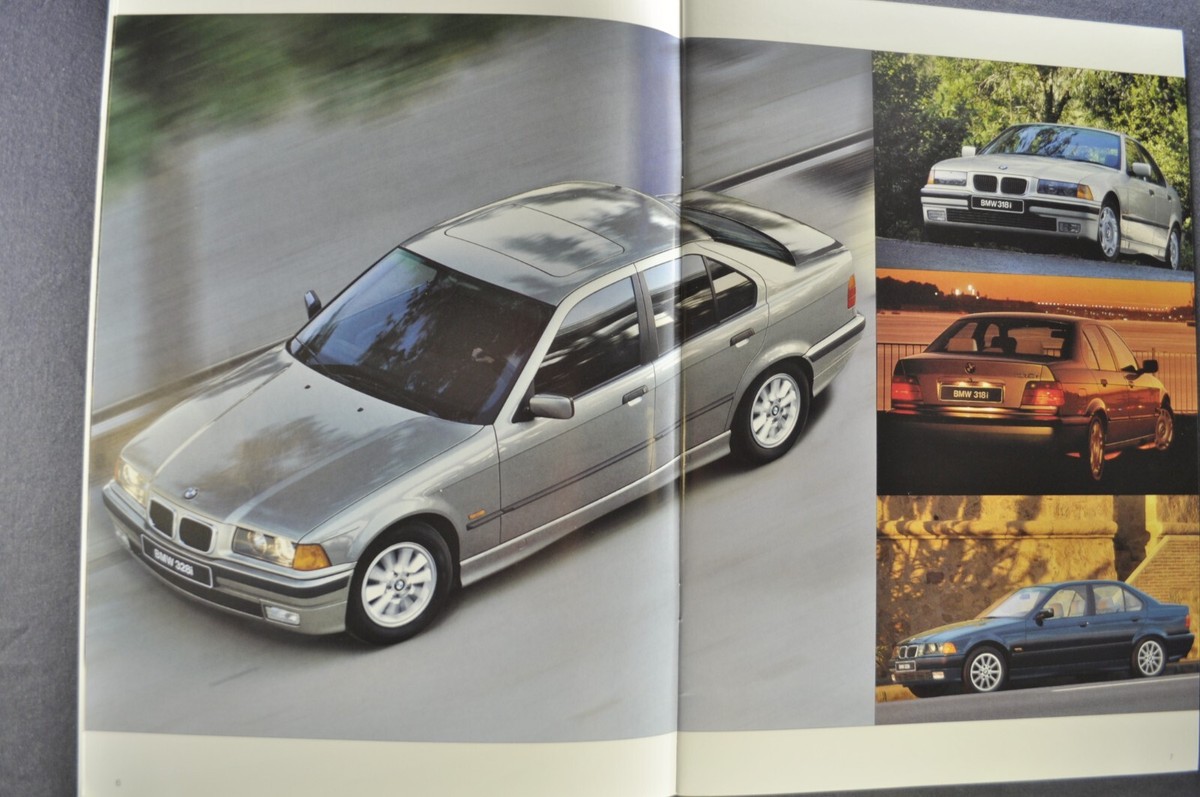 1998 BMW 3-Series Sedan 32pg Brochure 318i 328i Excellent Original