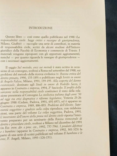 LA RESPONSABILITA' EXTRACONTRATTUALE PAOLO CENDON 1994 - Foto 4 di 5