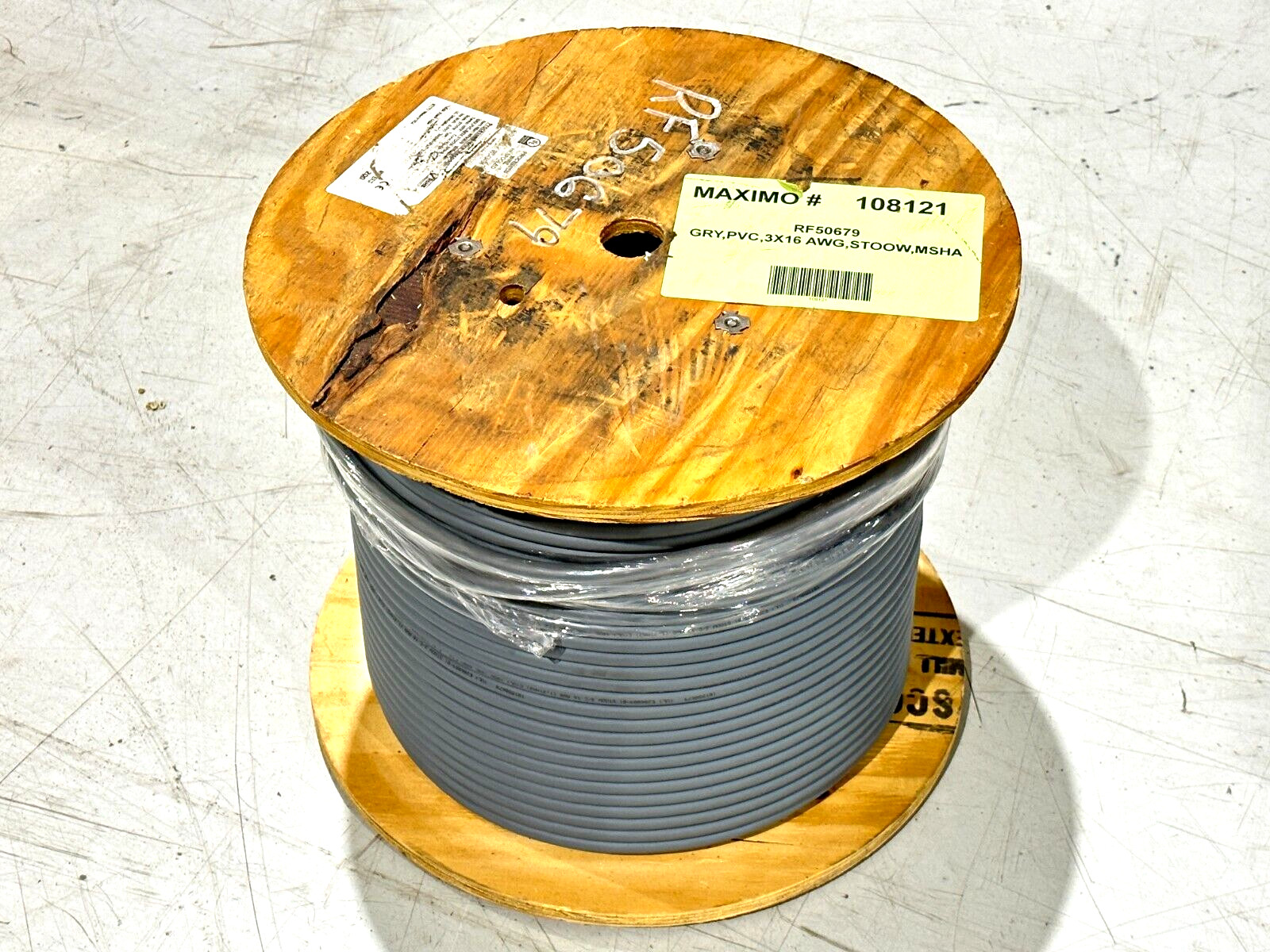 Turck RF50679 Flexible Service Cable 3-Contuctor 16AWG 160m
