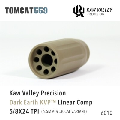 Kaw Valley Precision KVP Linear Comp   Dark Earth DE-LINEAR-5/8X24 TPI -6010