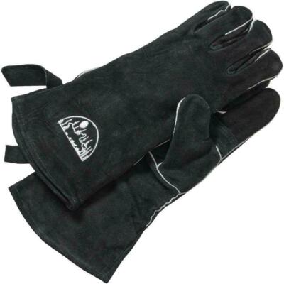 Leather Fireplace Gloves, Heat & fire hand-protector