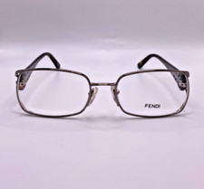 Fendi F872 036 Silver Tortoise Metal Optical Eyeglasses Frame 52-17-135 RX