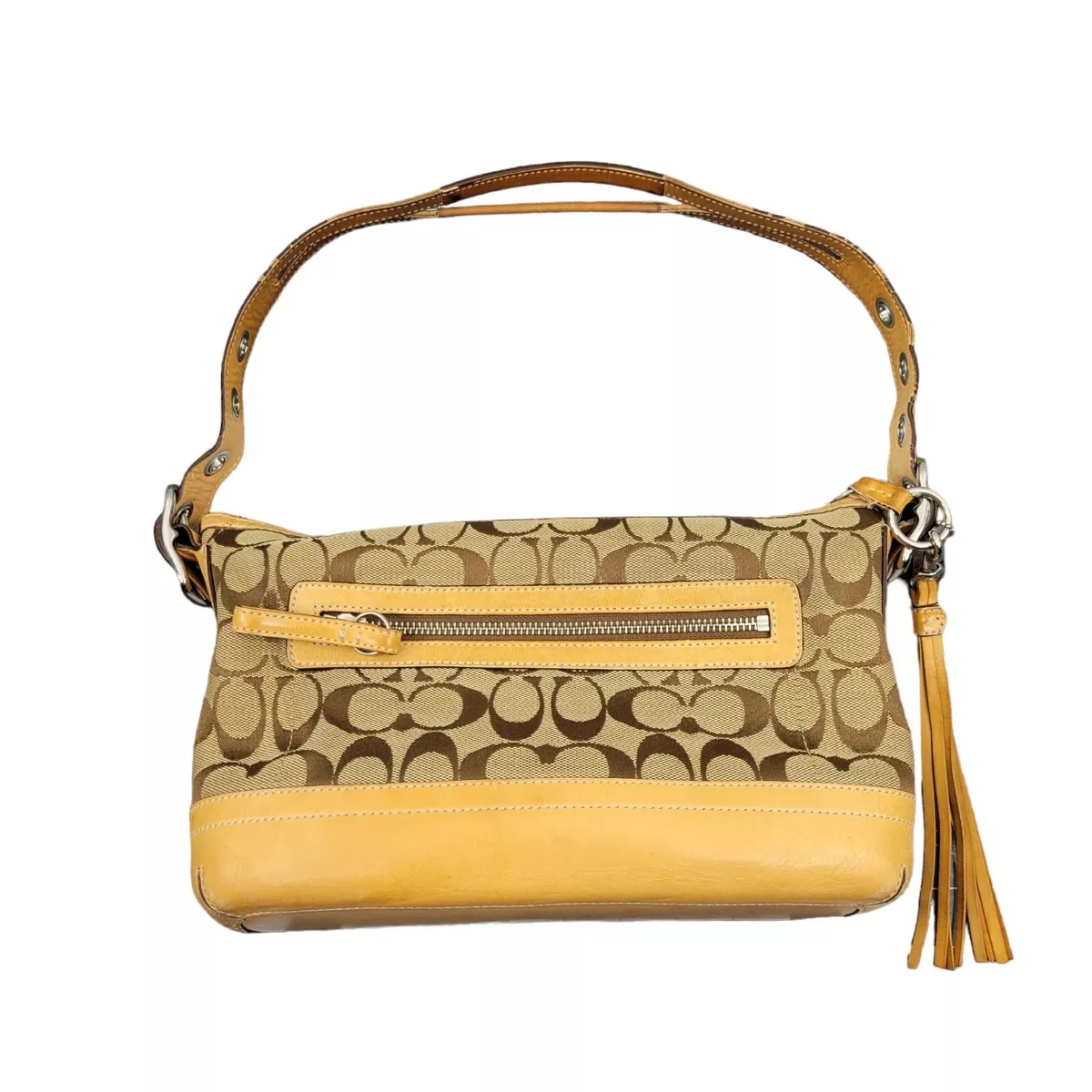 Coach bag hotsell with tassel