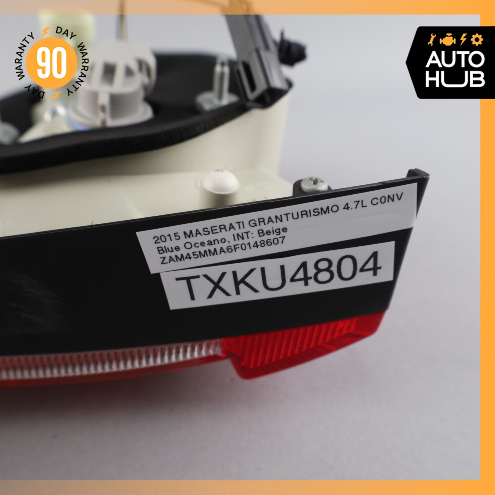 08-16 Maserati GranTurismo S M145 Left Driver Side Inner Tail Light Lamp OEM 17k
