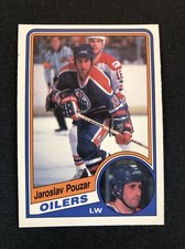 1984-85 O-Pee-Chee #256 Jaroslav Pouzar Edmonton Oilers Hockey Card
