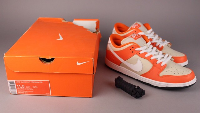 nike dunk sb low orange box