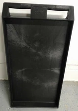 Luxor 3 Shelf Polypropylene (HDPE) Utility Cart - Black (HL321)