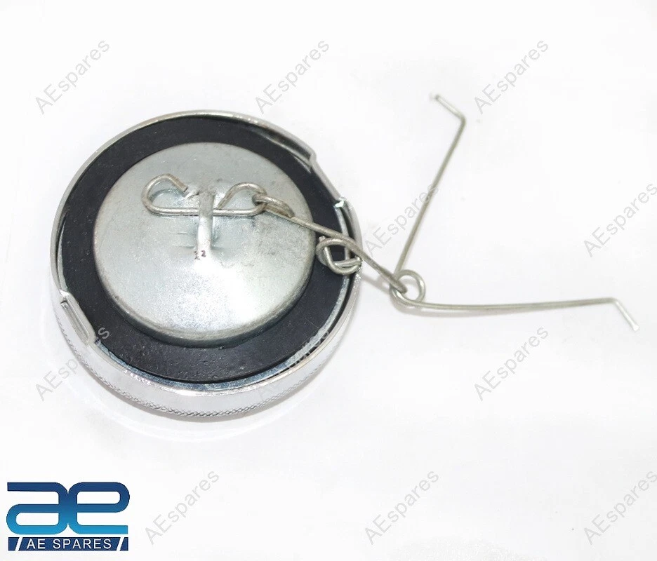 Fuel Tank Cap Steel Chrome Plated Fits For Royal Enfield Early Model view 4