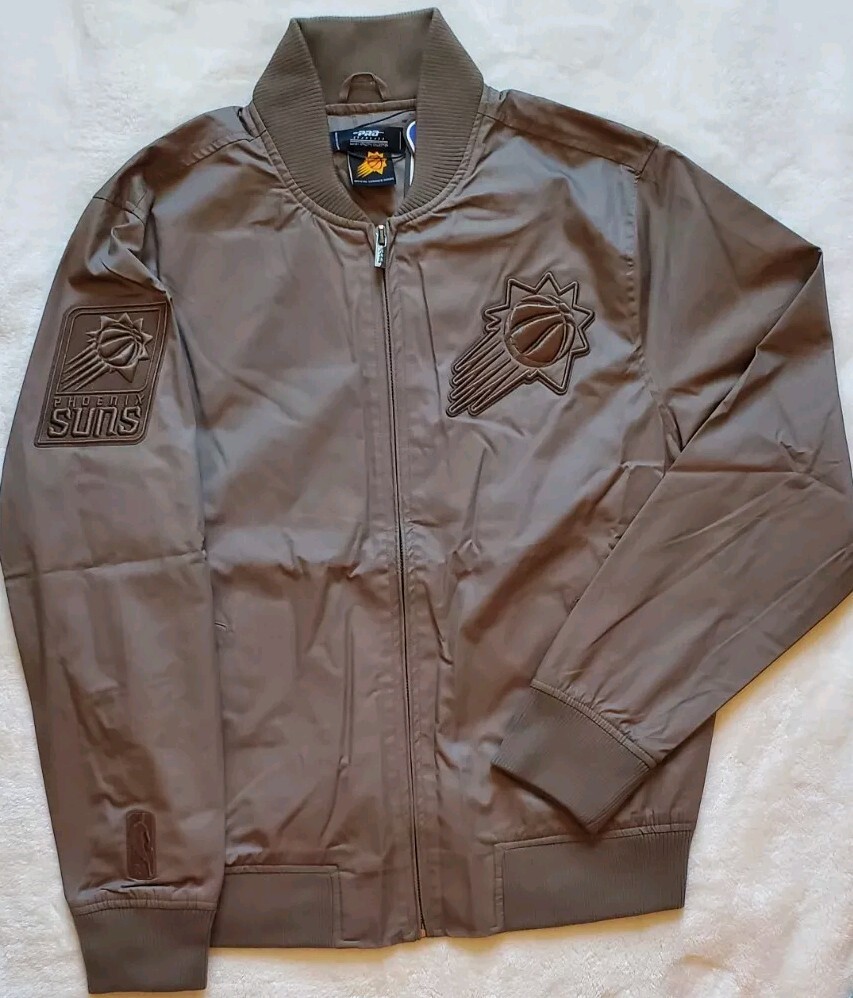 Phoenix Suns Pro Standard Jacket Midweight Full Zip Beige Sz Large 🌤