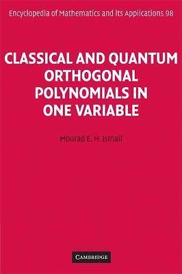 Classical Quantum Orthogonal Polynomials One Variable 9780521143479 Cond=LN:NSD