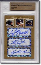 Logan Morrison * BILLY BUTLER * Lars Anderson Rookie Autograph BGS Auto RC #/10