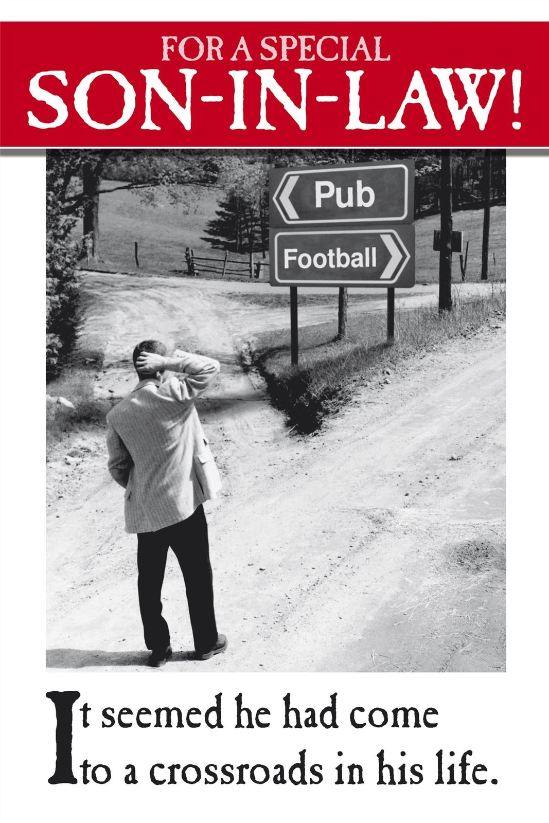 Crossroads, Son In Law, Greetings Card, 159x235mm