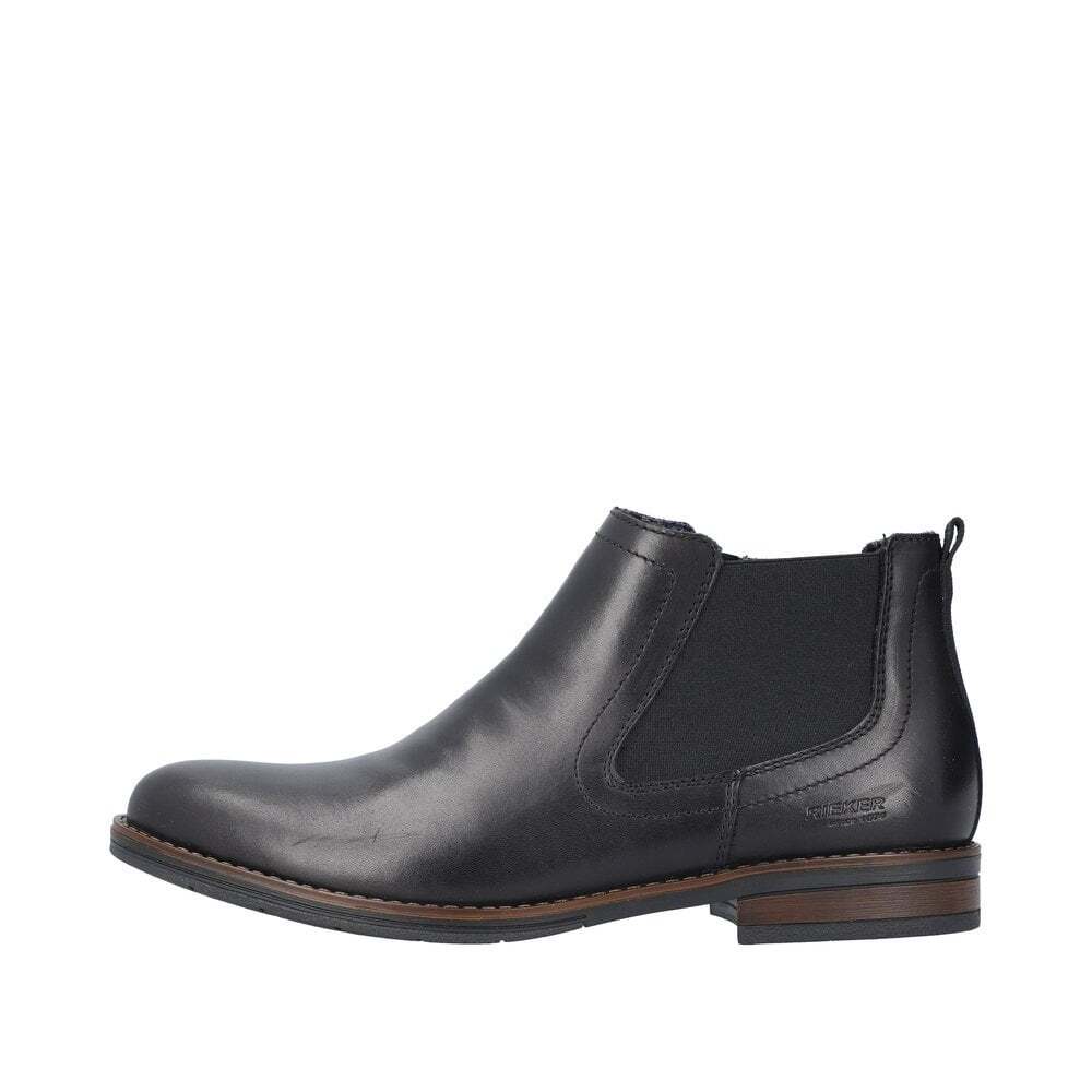 Rieker 1037400 Black Leather Men's Chelsea Boot eBay