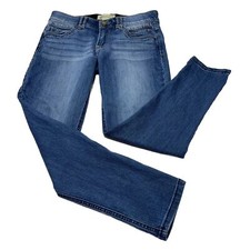 Democracy Ab Technology Mid Rise Skinny Stretch Blue Jeans Womens Size 6 28W 27L