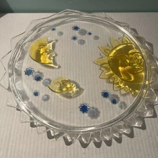 Mikasa Studio Nova Glass Heaven’s Gate Sun Moon Plate