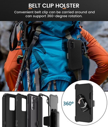 For Samsung Galaxy S23/S21/S20 FE 5G Heavy Duty Rugged Case Cover / Belt Clip - Picture 31 of 76