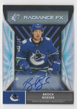 2021-22 Upper Deck SPX - Brock Boeser Radiance FX SSP /15 Auto - Canucks