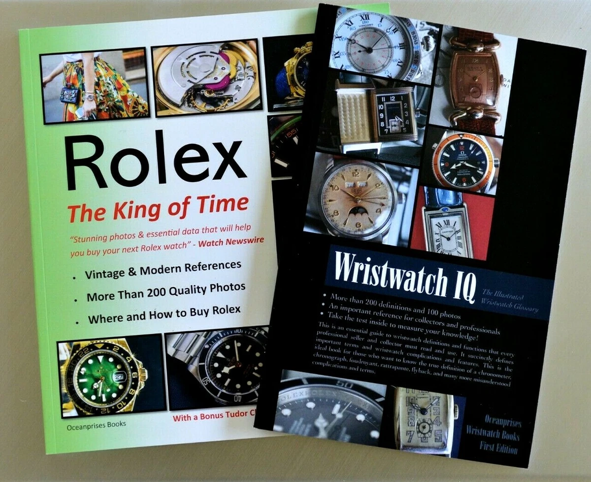 TWO FOR ONE PRICE Rolex Watch Guide Book FREE Wristwatch IQ