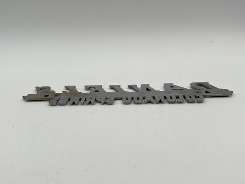 Vintage Metal Dealer Dealership Emblem / Badge - Daniels Colorado Springs, CO - Picture 4 of 4