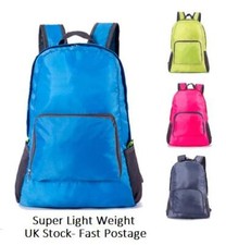 Waterproof Light Foldable School Office Travel Hiking Camping Backpack Rucksack