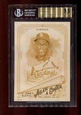 2018 Topps Allen &amp; Ginter #159 Bob Gibson Jumbo 5x7 Gold #10/10 BGS 9.5 Gem HOF
