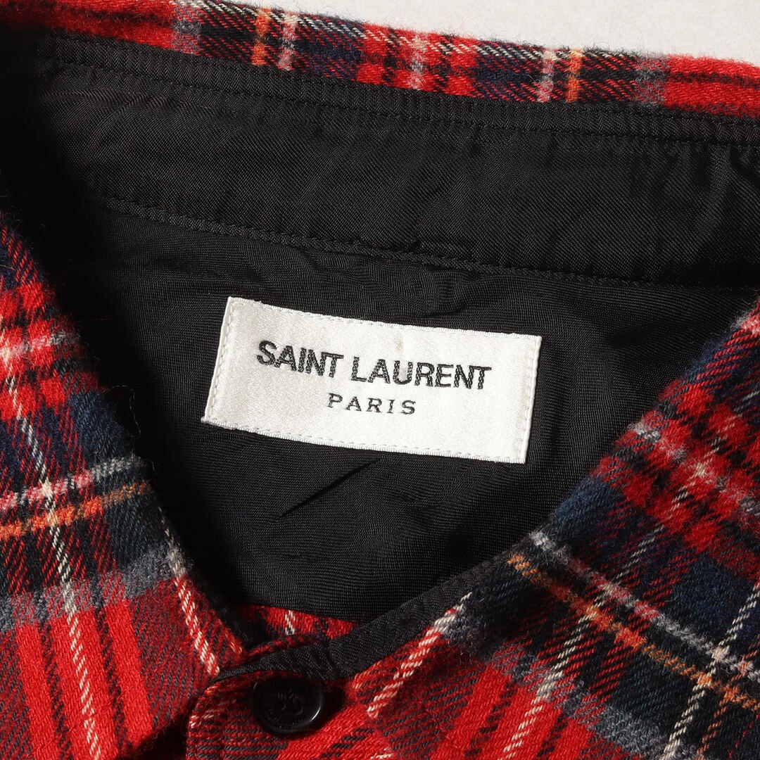 CAMICIA SAINT LAURENT PARIS TAGLIA:15 3 4 (40) 20AW logo firmato usata BEEG 0