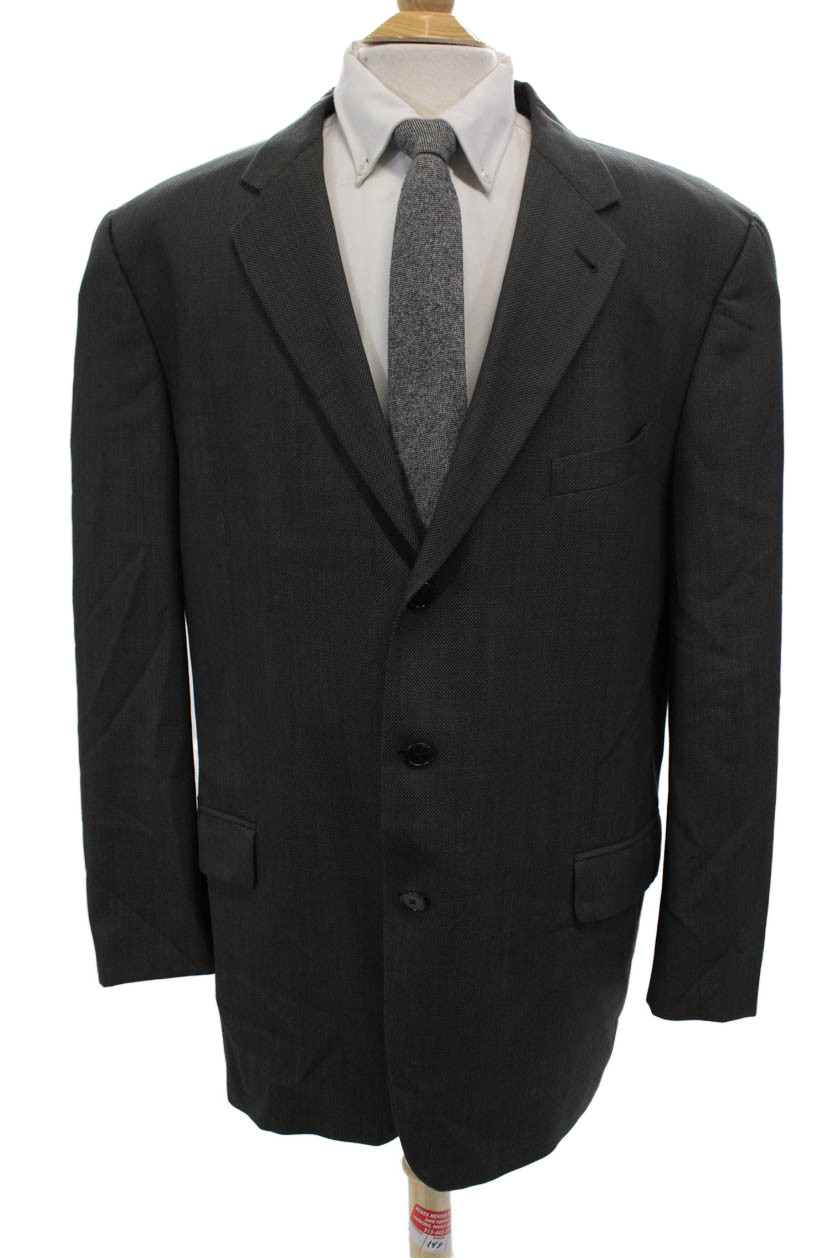 Joseph Abboud Mens Solid Two Button Blazer Jacket… - image 1