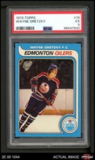 1979 Topps #18 Wayne Gretzky Oilers-Hockey RC HOF PSA 5 - EX