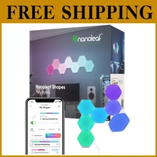 Hexagons Smarter Kit: 16M+ Colors, Voice Control, Music Sync