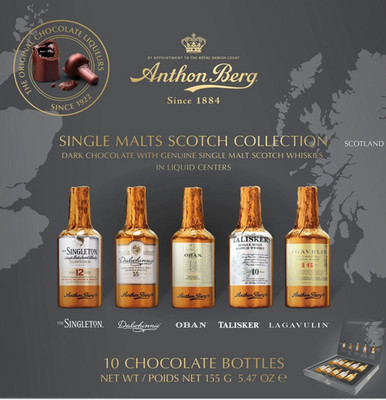 Anthon Berg Dark Chocolate Liqueur Liquor Single Malts Scotch NIP