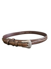 Vintage 90's Nocona Men's Brown Leather Woven Western Cowboy Belt Size 38