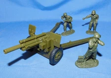 Classic Toy Soldiers WWII U.S. ARMY HOWITZER WITH GUN CREW