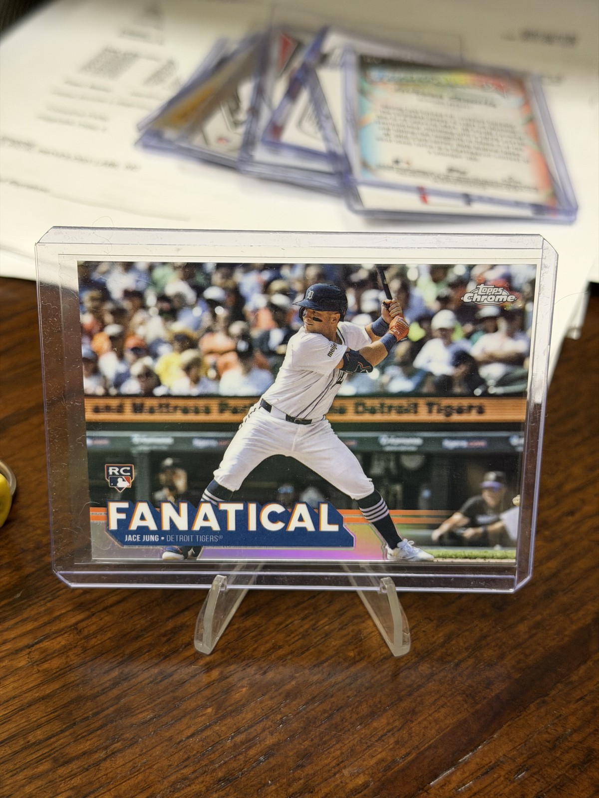 2025 Topps Chrome - Fanatical Jace Jung #FAN-25 (RC)