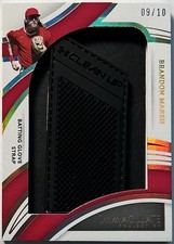 2022 Panini Immaculate Collection Brandon Marsh Batting Glove Strap /10 Free S&H