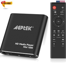 HDMI Media Player, Black Mini 1080p Full-HD Ultra HDMI Digital Media Player f...