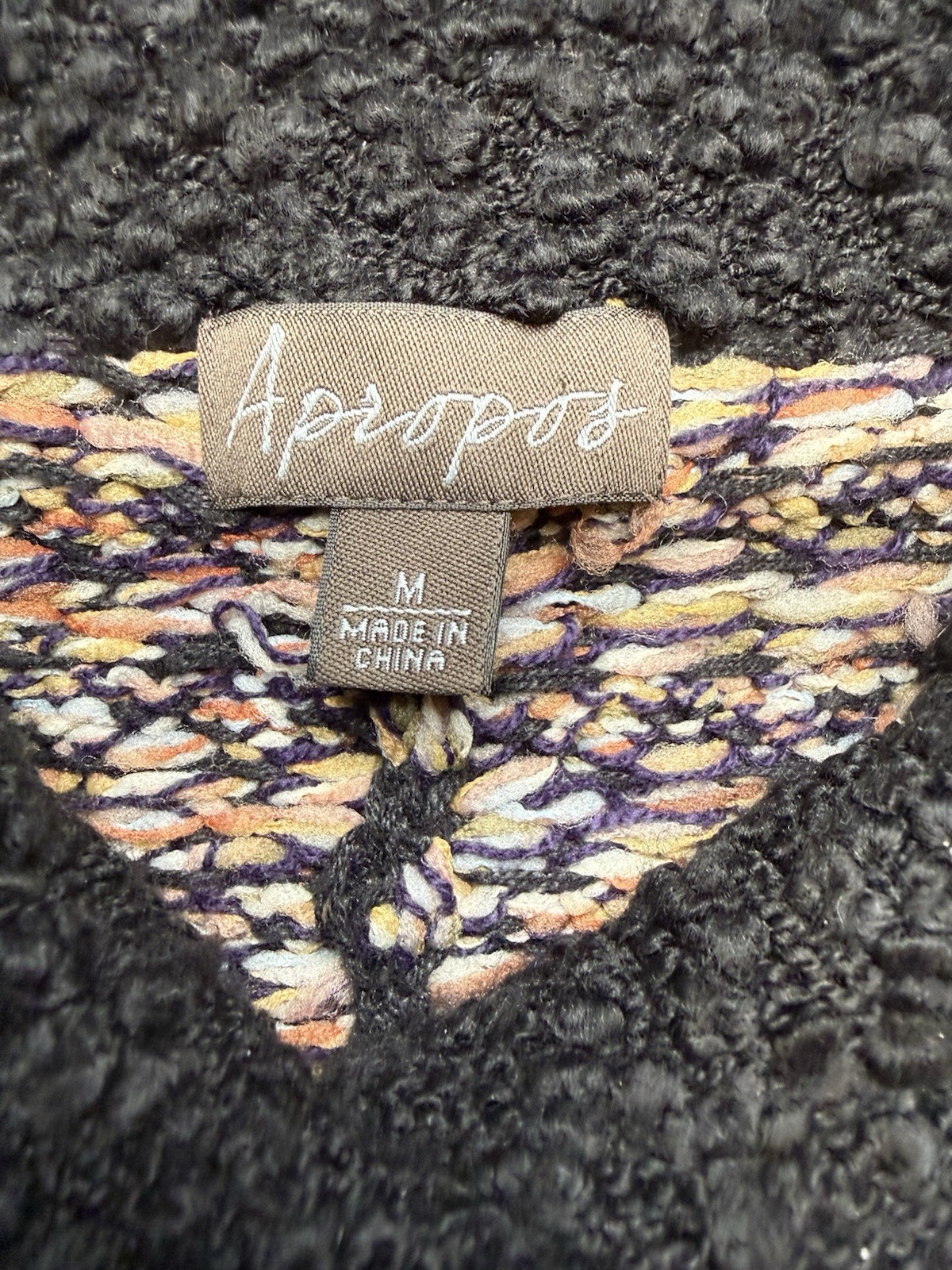 Apropos Cotton Blend Blk Patchwork Multi Patterne… - image 5