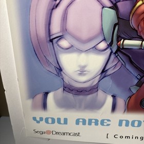 PHANTASY STAR ONLINE THICK STOCK LARGE POSTER LIMITED RUN GAMES SEGA DREAMCAST