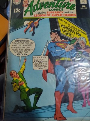Adventure Comics #377  superboy  (DC Comics feb 1969)