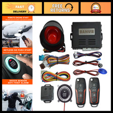 3-in-1 Car Alarm System With Remote Start Keyless Entry Push To Start Kit 3-in-1 Car Alarm System With Remote Start Keyless Entry Push To Start Kit